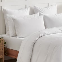 Rhys 400TC Cotton Sateen European Pillowcases (Set of 2)